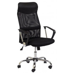 Kancelářská židle Q-025 černá/černá