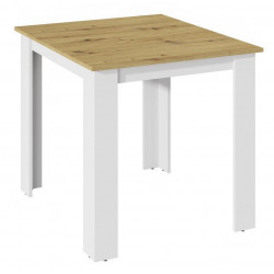 Jídelní stůl MANGA 80x80 artisan/bílá