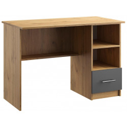 Pracovní stůl OFFICE KIT 4 pravý dub apalačský/šedá