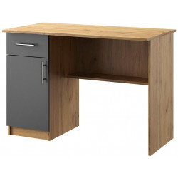 Pracovní stůl OFFICE KIT 5 levý dub apalačský/šedá