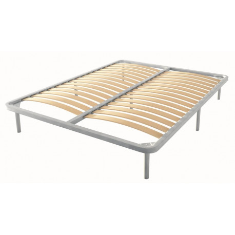 Kovová postel-rošt s nožkama GIRONA 80 cm