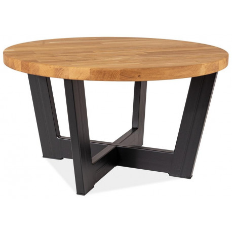 Konferenční stolek CONO B dub masiv/černá