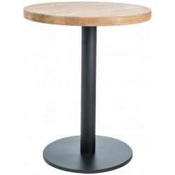 Jídelní stůl kulatý PURO II dub masiv 60x60 cm