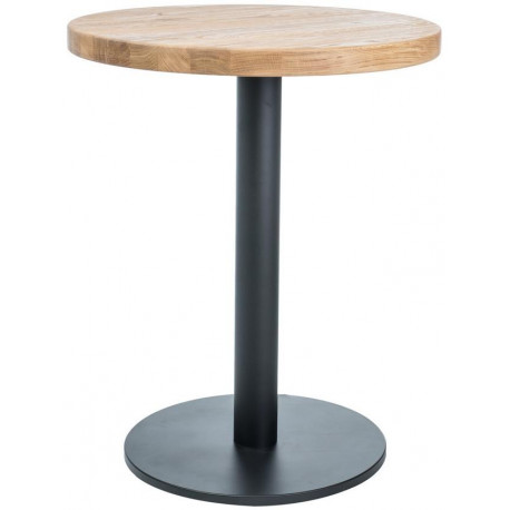Jídelní stůl kulatý PURO II dub masiv 70x70 cm