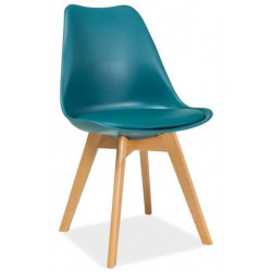 Jídelní židle KRIS modrá/buk