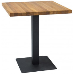Jídelní stůl PURO dub masiv 60x60 cm