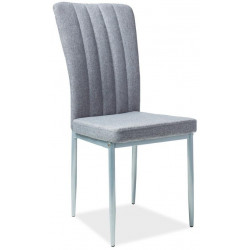 Jídelní čalouněná židle H-733 šedá/bílá