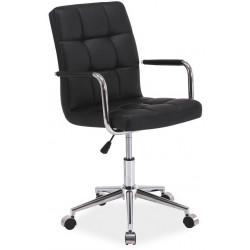 Kancelářská židle ELZA černá ekokůže