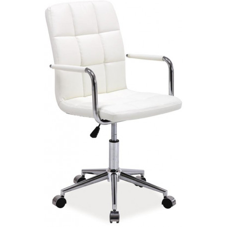 Kancelářská židle ELZA bílá ekokůže