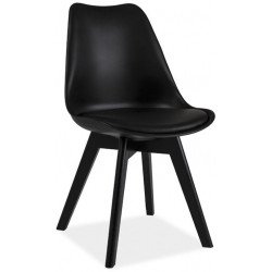 Jídelní židle KRIS II černá/černá