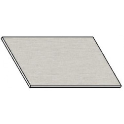 Kuchyňská pracovní deska 30 cm aluminium mat